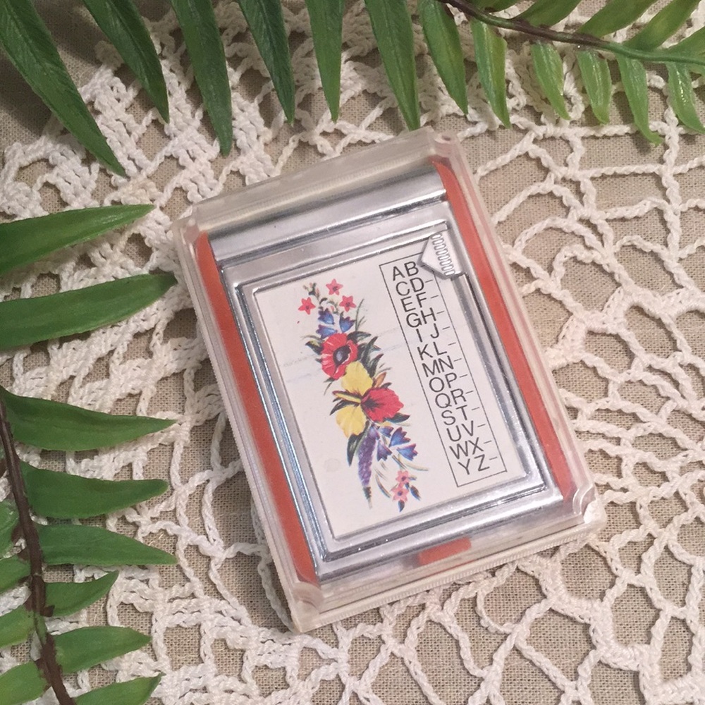 Vintage Mechanical Mini Address Book